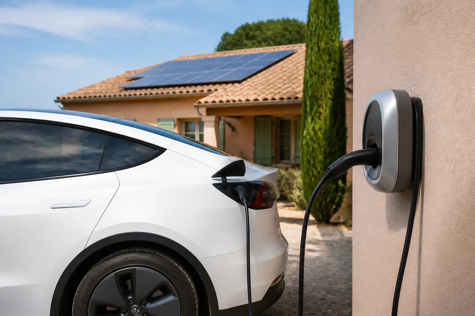 Véhicule électrique et panneaux solaires : recharger avec sa propre production